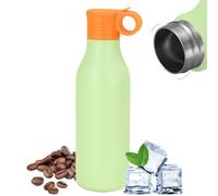 Bouteille d'eau isotherme en acier inoxydable 304 Grande capacité portable pour l'école, les voyages et les activités extérieures