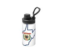 Bouteille d'eau isotherme en acier inoxydable, 355 ml, idéale pour les voyages