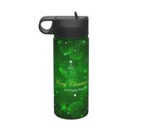 Bouteille d'eau isotherme en acier inoxydable avec inscription Merry Christmas1 - 532 ml
