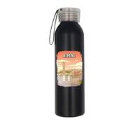 Bouteille d'eau isotherme en acier inoxydable avec motif ville historique d'Athènes Grèce