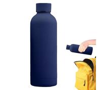 Bouteille d'eau isotherme en métal, récipient compact avec couvercle anti-fuite, tasse isotherme de haute capacité pour une hydratation quotidienne pendant le travail scolaire, les voyages et