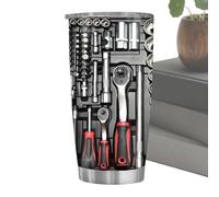 Bouteille d'eau isotherme,Gobelet Réutilisable Étanche De Boîte À Outils,Tasse À Eau Isotherme Sous Vide - Pour Café Thé Lait Papa Anniversaire Vacances Bureau Maison Voyage Camping Salle