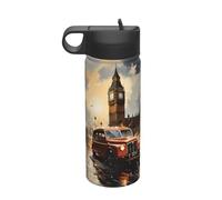 Bouteille d'eau isotherme London Color Taxi Travel (532 ml), un incontournable pour le camping, le fitness et la randonnée