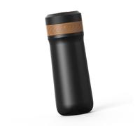 Bouteille d'eau isotherme portable en acier inoxydable texturé pour les activités de plein air, les voyages, la bouilloire