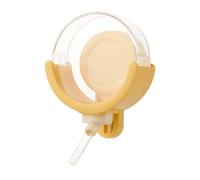 Bouteille d'eau magnétique pour hamster, distributeur anti-goutte, 150 ml, bouteille d'eau pour petits animaux avec montage facile, mangeoire anti-fuite, accessoire de cage avec design transparent