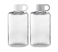 Bouteille D'eau Plate, Attraction Généralisée, 500 Ml, Étanche, Eau De Voyage, Bouteille Mémo Carrée, Facile À Utiliser, Camping Été Extérieur Intérieur Plage Voyage Voiture