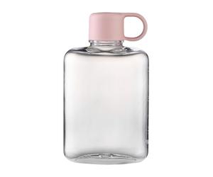 Bouteille d'eau plate portable - Tritan portable, forme carrée | Bouteille d'eau fine à taille de voyage avec étanchéité étroite, ballon réutilisable pour l'exercice