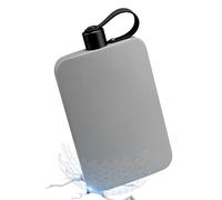 Bouteille D'eau Plate Pour Voyage,Bouteille Isotherme en Acier Inoxydable avec Bouchon | Tumbler Plat 500ml Pour École Voyage Salle De Sport Concert Extérieur Sport Camping Randonnée