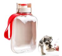 Bouteille d'eau Pliable pour Chien: Gourde Chien Pliable De 550 ML, Portable Bouteille Plein Air Chiens pour Les Sorties, Les Voyages, La Marche Quotidienne, Le Camping (Brun Clair)