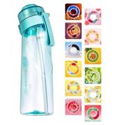 Bouteille d'eau - Pods - 650ML - 12 Capsules de saveur - Vert - Multisport
