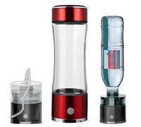 Bouteille d'eau Portable à hydrogène, générateur d'eau ioniseur produisant Une Concentration d'hydrogène jusqu'à 1400-1700 ppb, éliminant Chlore et idéale pour Voyages, randonnée et Natation.