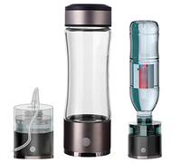 Bouteille d'eau Portable à hydrogène, générateur d'eau ioniseur produisant Une Concentration d'hydrogène jusqu'à 1400-1700 ppb, éliminant Chlore et idéale pour Voyages, randonnée et Natation.