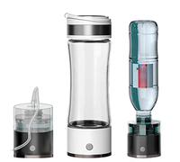 Bouteille d'eau Portable à hydrogène, générateur d'eau ioniseur produisant Une Concentration d'hydrogène jusqu'à 1400-1700 ppb, éliminant Chlore et idéale pour Voyages, randonnée et Natation.