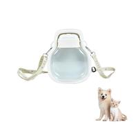 Bouteille d'eau Portable pour Animaux de Compagnie,Distributeur d'eau Pliable de 500 ML pour Chiens et Chats avec Bandoulière,pour Les Randonnées et Les Voyages en Extérieur