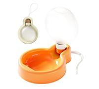 Bouteille d'eau Portable pour Animaux de Compagnie, Gourde de 500ML Compacte pour Chiens et Chats, Gamelle Étanche avec Bol Pliable en Silicone pour Les Promenades et Randonnées en Extérieur
