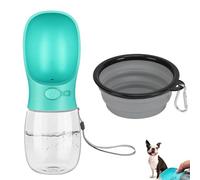 Bouteille d'eau Portable pour Chien, 350 ML Gourde Voyage, Gamelle Pliable, écuelle Eau Chien transportable, pour Chat, randonnée, Camping
