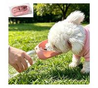 Bouteille d'eau Portable pour Chien avec Raccord pour Bouteille d'eau Minérale Bouteille d'eau pour Toutou Adapté à Un Usage extérieur,Pink