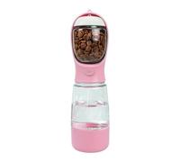 Bouteille d'eau portable pour chiens, distributeur de récompenses anti-fuite, avec porte-sac à déjections et abreuvoir portable pour animaux de compagnie, pour chiots, chats, lapins, animaux