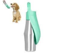 Bouteille d'eau portable pour chiens | Distributeur d'eau de 765,4 g avec une bonne performance d'étanchéité | Fournitures pour animaux domestiques 2 en 1 avec forme pour chiens de petite, moyenne et