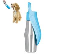 Bouteille d'eau portable pour chiens | Distributeur d'eau de 765,4 g avec une bonne performance d'étanchéité | Fournitures pour animaux domestiques 2 en 1 avec forme pour chiens de petite, moyenne et