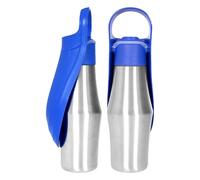 Bouteille d'eau portable pour chiens | Distributeur d'eau de 765,4 g avec une bonne performance d'étanchéité | Fournitures pour animaux domestiques 2 en 1 avec forme pour chiens de petite, moyenne et