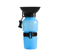 Bouteille d'eau Portable pour Chiens et Chats, 500ml Bouteille d'eau de Voyage Étanche, Inclut Un Bol Pliable pour Balades, Randonnées et Voyages