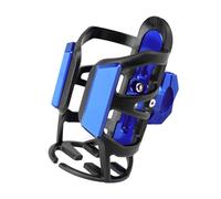 Bouteille d'eau Porte-Gobelet Compatible avec NX500 et NX400 - Accessoires CNC pour Moto - Porte-gobelet pour Guidon - Support de Bouteille d'eau Porte-gobelet pour Moto(NX500 Blue)