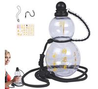 Bouteille d'eau potable en forme de - 800 ml - Bouteille de d'extérieur de grande capacité - Style pour eau et vin - Utilité d'intérieur polyvalente facile à installer