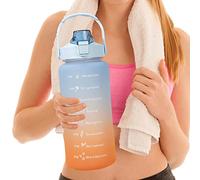 Maodom Bouteille d'eau Potable Sport,GourFitness 2L | Stockage Fournitures d'eau Portables pour Le Camping, la randonnée, la Course et Les Voyages, Cadeau pour Les campeurs