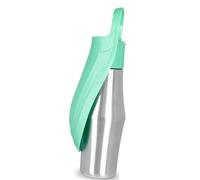 Bouteille d'eau pour Animaux avec Tasse Portable en Acier Inoxydable pour Chiens, Conception à l'épreuve des Fuites, Conception 2-en-1, Réduction des Déchets, Essentiel pour Les Voyages Portables,