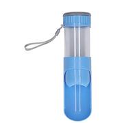 Bouteille d'eau pour Animaux de Compagnie 350ML, Bouteille d'eau Séparable pour Chien, Double Bouteille d'eau Anti-fuite pour Lapin pour le Camping (Bleu)