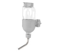 Bouteille d'eau pour Animaux de Compagnie de Style Cage, Qui ne Goutte Pas Liquide lorsqu'elle n'est Pas utilisée, adaptée aux Petits Animaux en Cage (Gris)