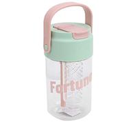 Bouteille d'eau pour - bouteille à boire de paille de 600 ml, taille de voyage, étanche aux fuites | Coupe d'eau de grande capacité avec anneau de transport pour, pour l'école