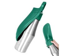 Bouteille d'eau pour chien, 765,4 g, distributeur en acier inoxydable, bol de voyage 2 en 1, bouchon anti-fuite, poignée de transport facile, facile à nettoyer et à réutiliser, design d'hydratation