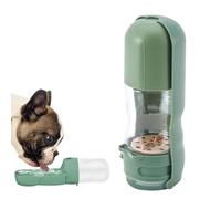 Bouteille d'eau pour Chien avec Bol de Nourriture, 2 en 1 Bouteille d'eau pour Chien - Bouteille d'eau Potable pour Animaux de Compagnie, Accessoires pour Chiens Fournitures d'alimentation
