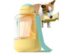 Bouteille d'eau pour chien - Distributeur d'eau étanche, grande capacité | Bouteille portable multifonctionnelle, solution innovante pour de l'eau à votre chien, pratique et facile à