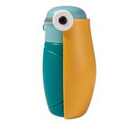 Bouteille d'eau pour Chien, Distributeur d'eau Pliable et Anti-Fuite avec Bouton à Une Touche pour Chiens, randonnée en Plein air, Marche, Jaune, Bouteille pour Chien Portable