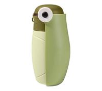 Bouteille d'eau pour Chien, Distributeur d'eau Pliable et Anti-Fuite avec Bouton à Une Touche pour Chiens, randonnée en Plein air, Marche, Vert, Bouteille pour Chien Portable