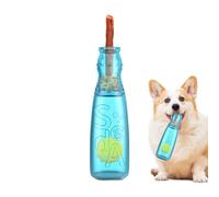 Bouteille d'eau pour chien - Jouet couineur pour chien avec balle de tennis à l'intérieur | Mâcher avec couineur | Stimulation d'enrichissement | Exercice d'entraînement de compagnonnage Récompense