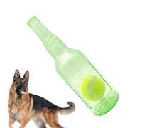 Bouteille d'eau pour chien, jouet créatif à mâcher en forme de balle de tennis dans une bouteille, jouet à mâcher interactif pour chiot, jouet à mâcher amusant pour chiot de petite, moyenne et grande