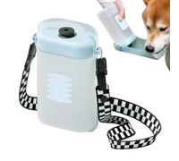 Bouteille d'eau pour chien - Nourriture pour animaux de compagnie - Pour les surfaces de voyage - Distributeur portable anti-fuite - Réservoir d'eau extérieur - Pour les promenades, les randonnées