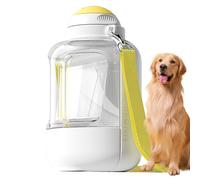 Bouteille d'eau pour chien portable - Bouteille de boisson anti-fuite pour animaux de compagnie avec bol | Dispermétrie d'eau 2 en 1 pour chiens pour les promenades en plein air et les voyages |
