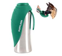 Bouteille d'eau pour Chien PupFlask | Bol d'eau de Voyage en Acier Inoxydable de 800 ou 1200ml | Distributeur d'eau Pratique pour Animaux de Compagnie