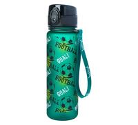Bouteille d'eau pour enfants Baagl, bouteille d'eau étanche, 500 ml, bouteille d'école et de sport pour garçons en Tritan (Football)