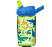 Bouteille d'eau pour enfants CamelBak Eddy 14 oz avec couvercle en paille Tritan Renew anti-fuite lorsqu'elle est ferm?e Animaux de la jungle