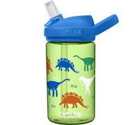 Bouteille d'eau pour enfants CamelBak Eddy+ 14 oz avec couvercle en paille Tritan Renew, anti-fuite une fois ferm?e, Dinorama