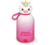 Bouteille D'eau Pour Enfants Hot&cold Bff, Dino, Double Couche En Acier Inoxydable 18/8 Avec Fermeture Hermétique, Garde Le Chaud Pendant 12 H Et Le Froid Pendant 24 H, Capacité 310 Ml