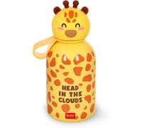Bouteille D'eau Pour Enfants Hot&cold Bff, Dino, Double Couche En Acier Inoxydable 18/8 Avec Fermeture Hermétique, Garde Le Chaud Pendant 12 H Et Le Froid Pendant 24 H, Capacité 310 Ml