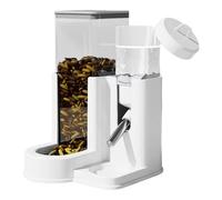 Bouteille d'eau pour hamster - 10,5 x 15 cm, durabilité assurée, bol d'alimentation automatique pour chinchilla avec base pondérée, alimentation à cage indépendante