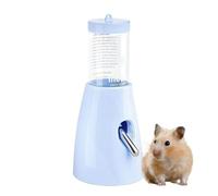 Bouteille d'eau pour hamster - Distributeur d'eau pour hamster avec support, 80 ml - Fournitures de buveur anti-fuite à fond ouvert pour petits animaux, dortoir, chambre à coucher, salon, balcon